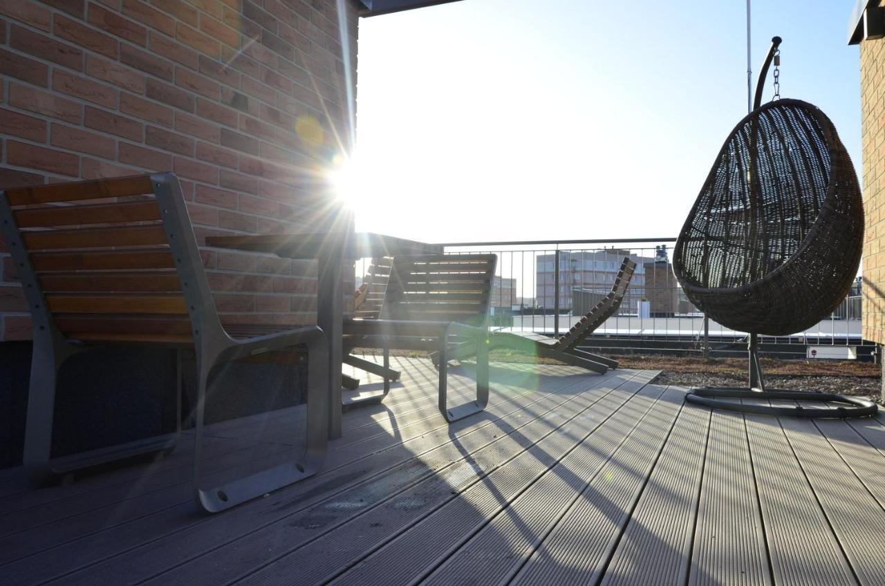 Roof Terrace Old Town Apartments With Private Parking Gdansk Exterior photo