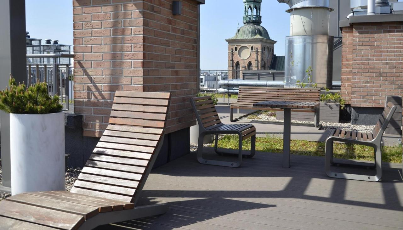 Roof Terrace Old Town Apartments With Private Parking Gdansk Exterior photo